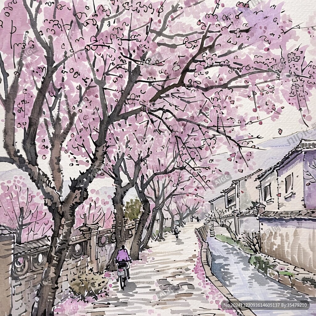 南后街水彩畫