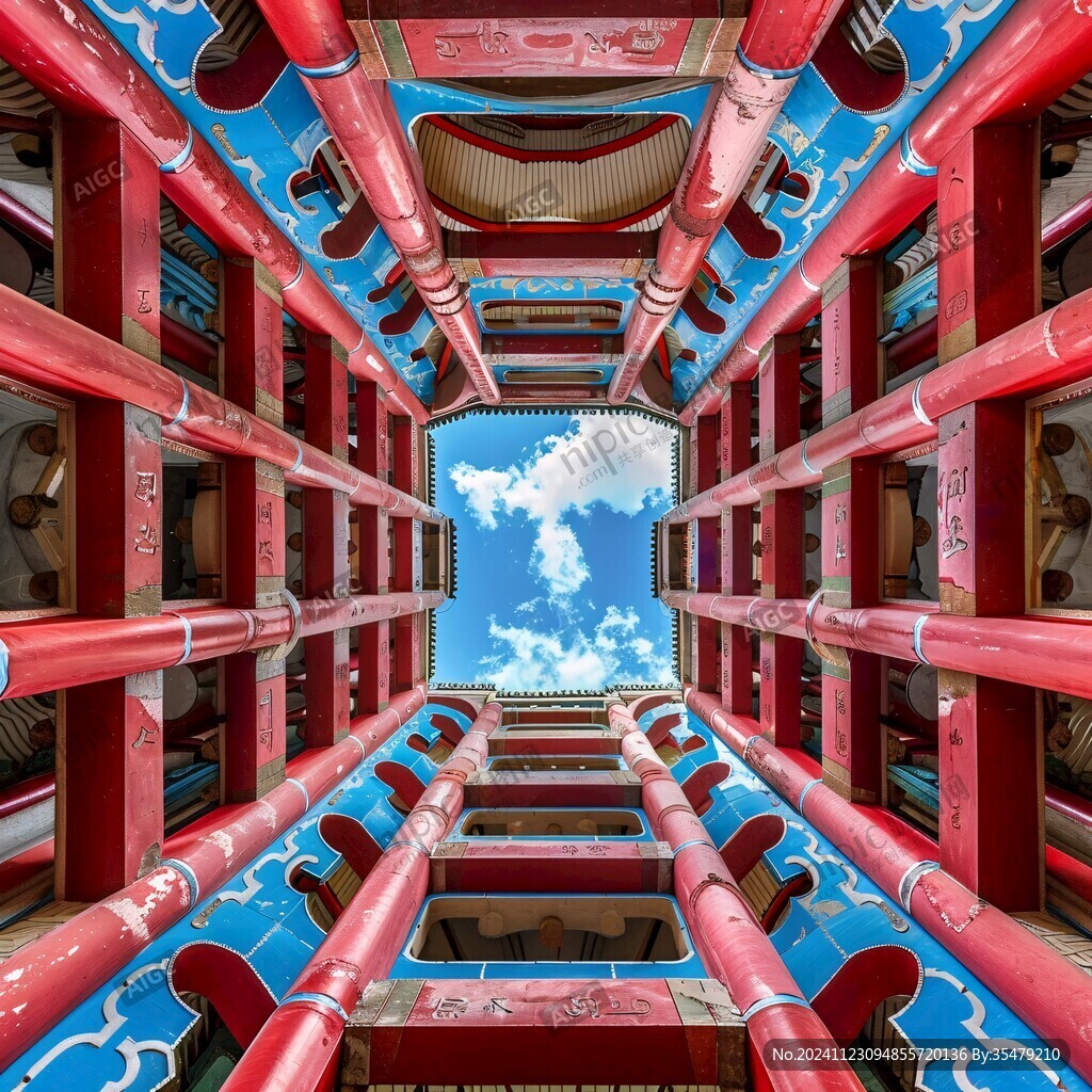 超廣角仰拍