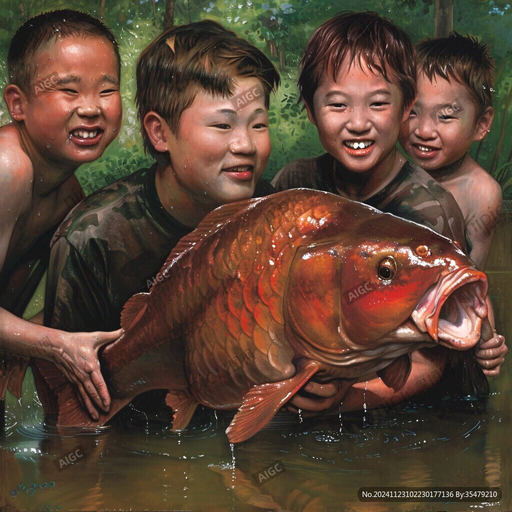 3d畫鯉魚