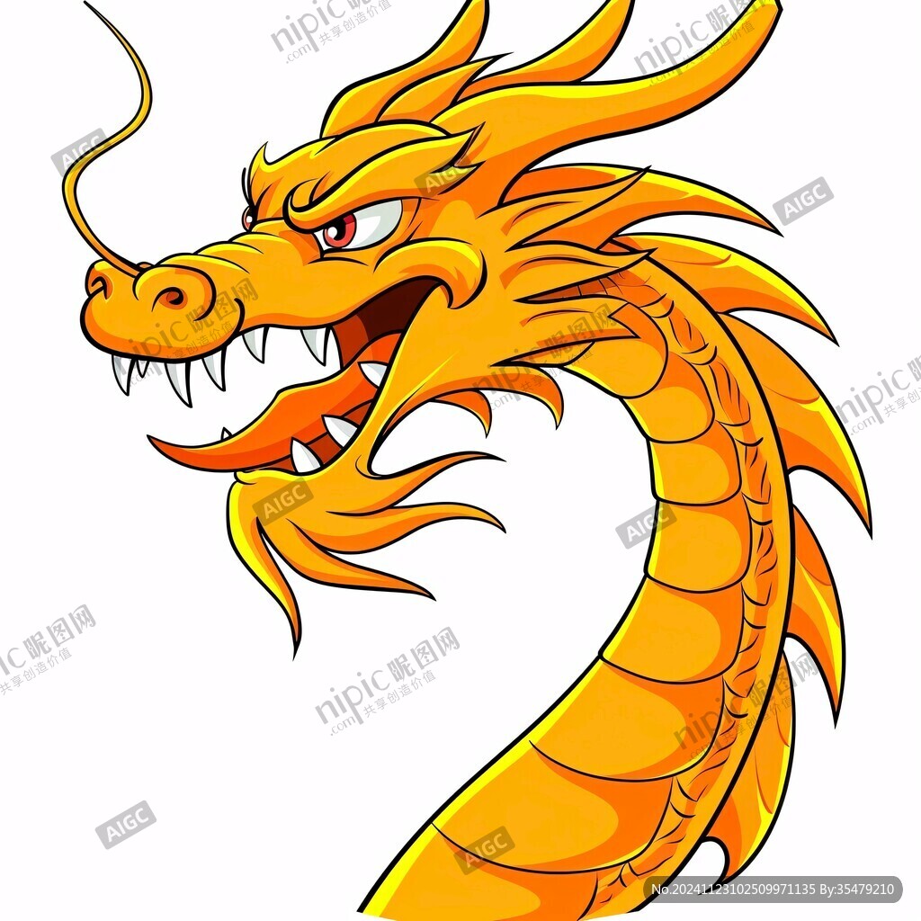 微信移動(dòng)端卡通龍素材