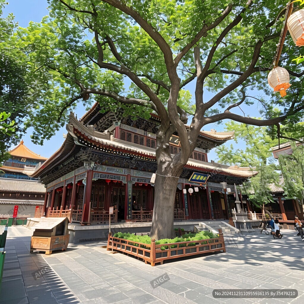 東岳廟壽槐