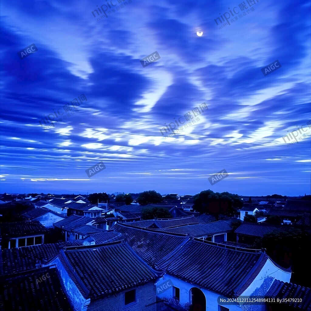 馬頭墻夜晚