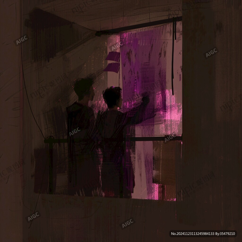 七夕櫥窗