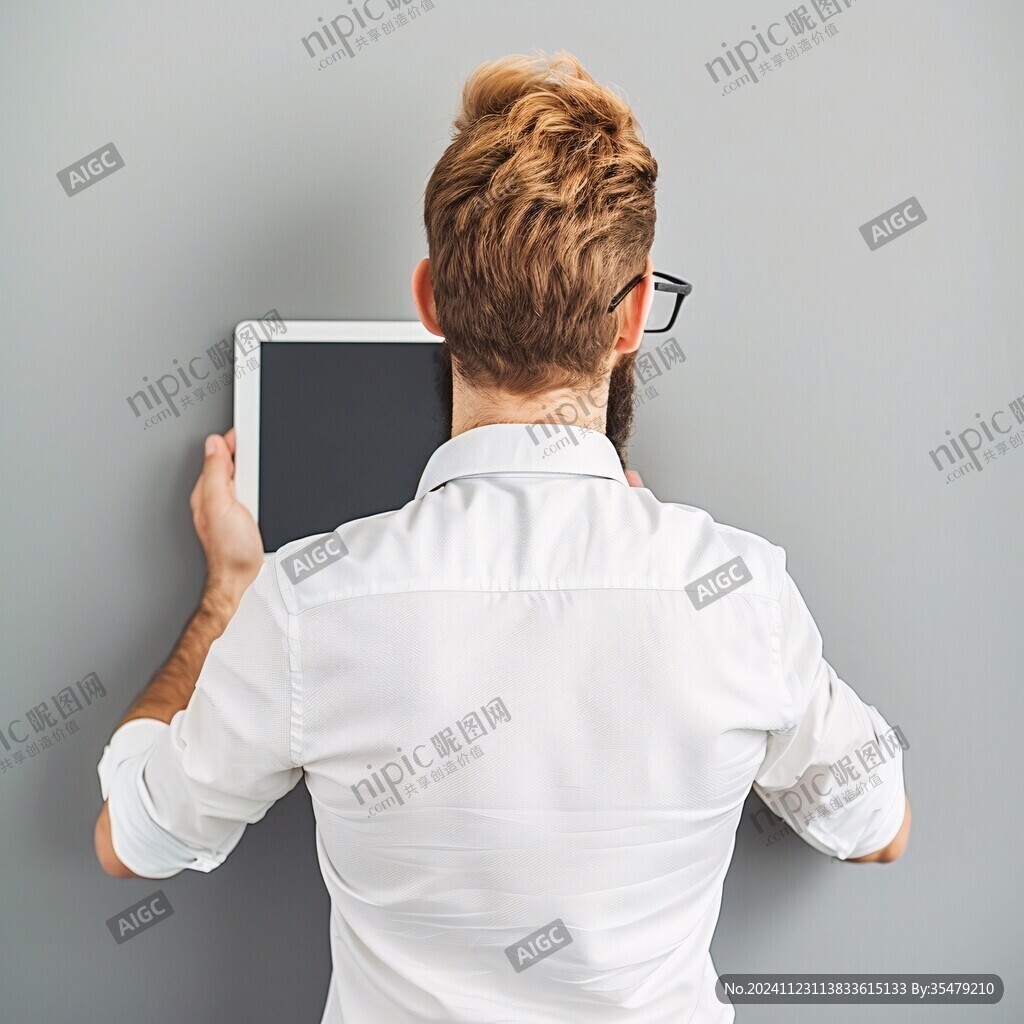 職場人物背影