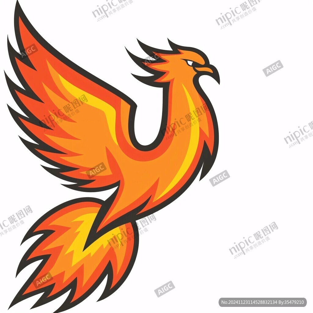 手繪火鳳凰