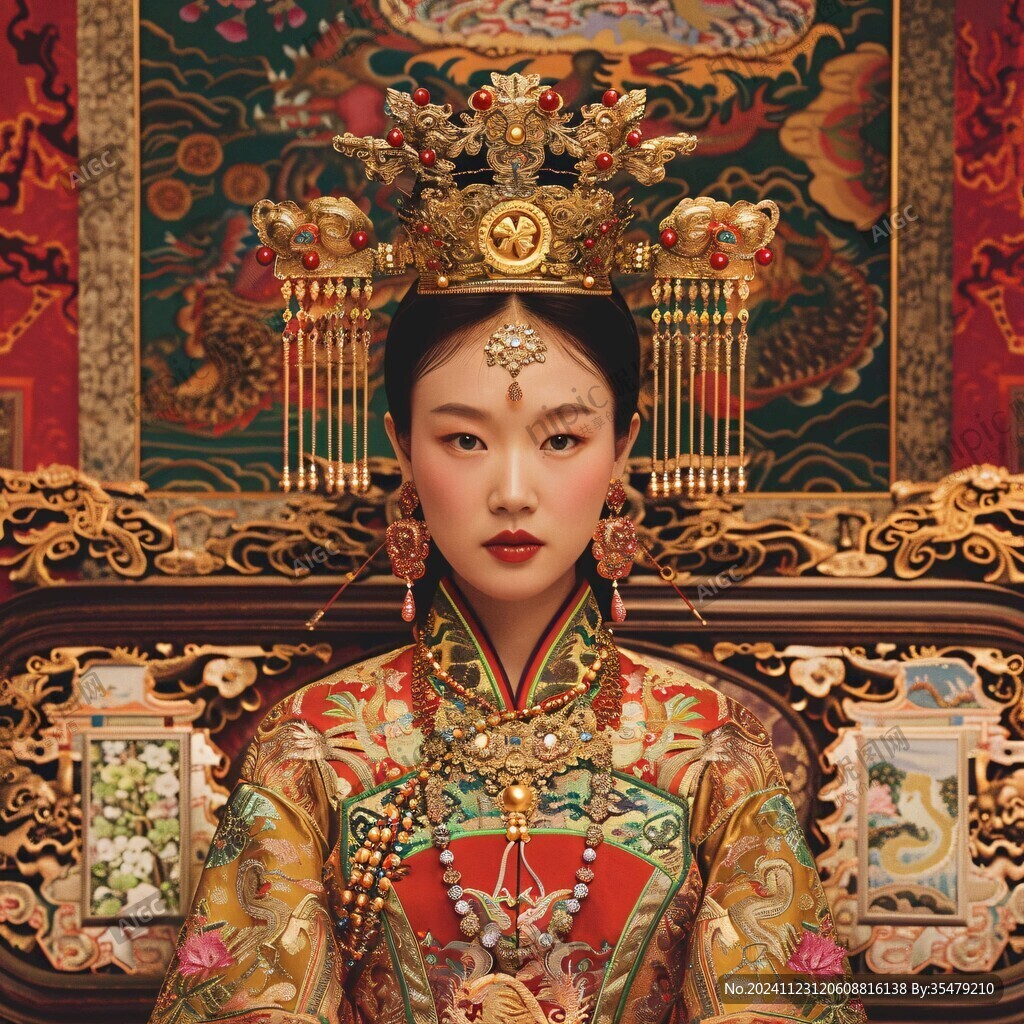 蒙古王妃頭飾