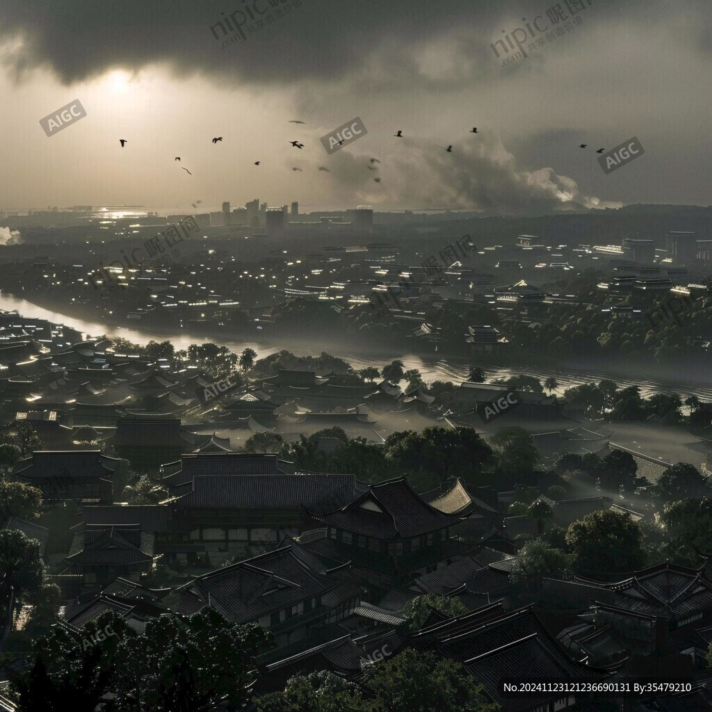 宋夾城的早晨
