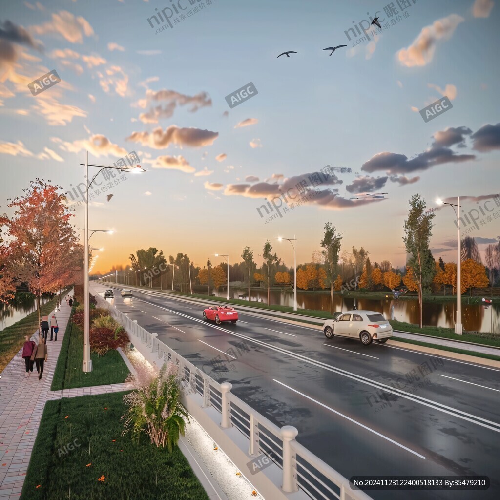 道路效果圖設計