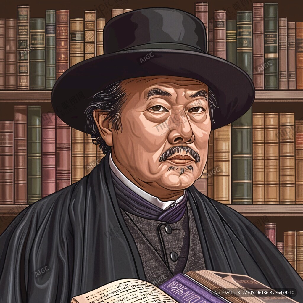 名人名言插畫