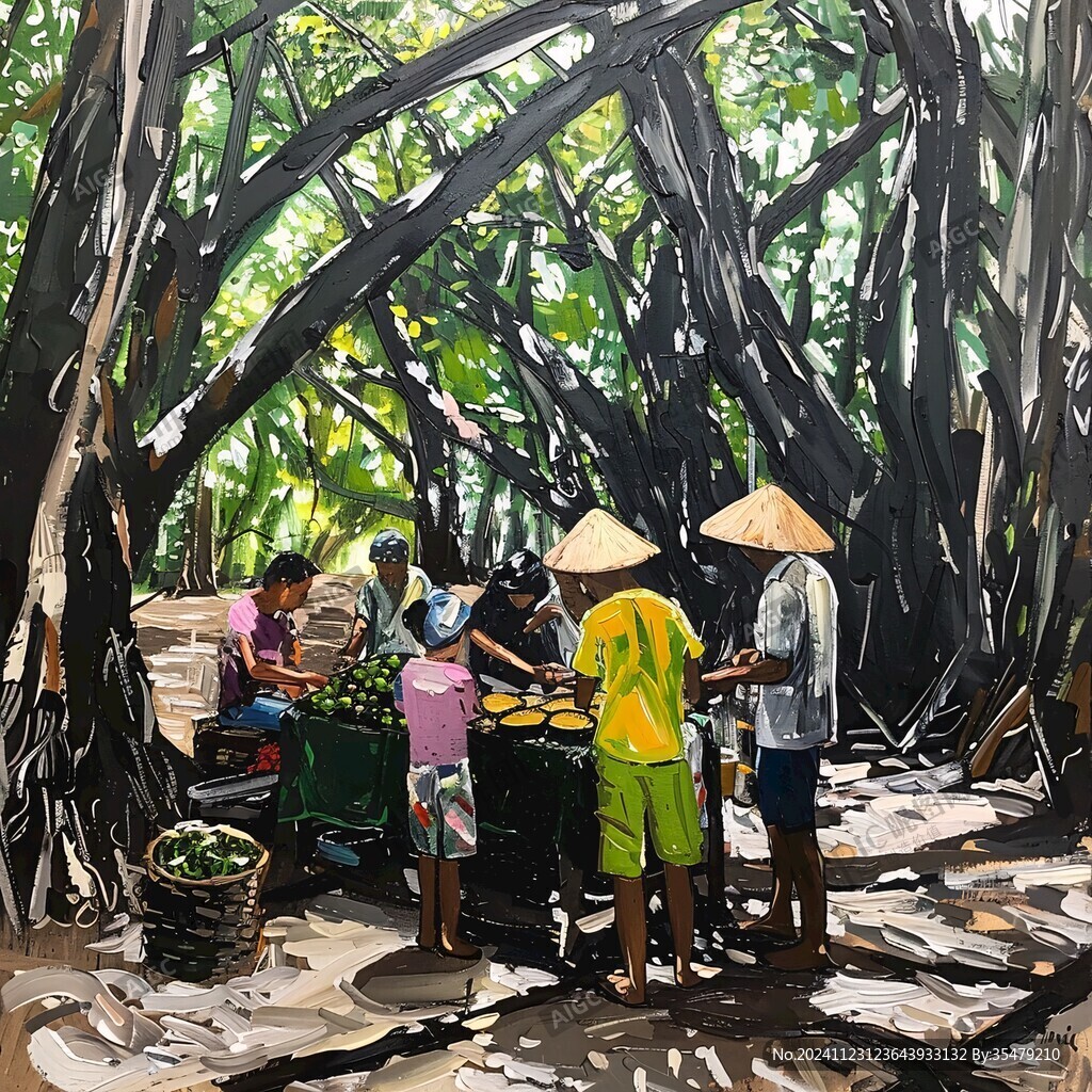 芒果樹下的人