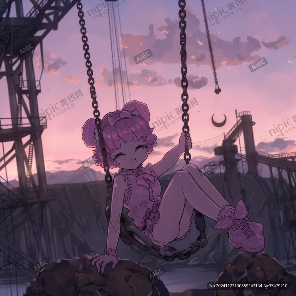 粉色頭發(fā)少女