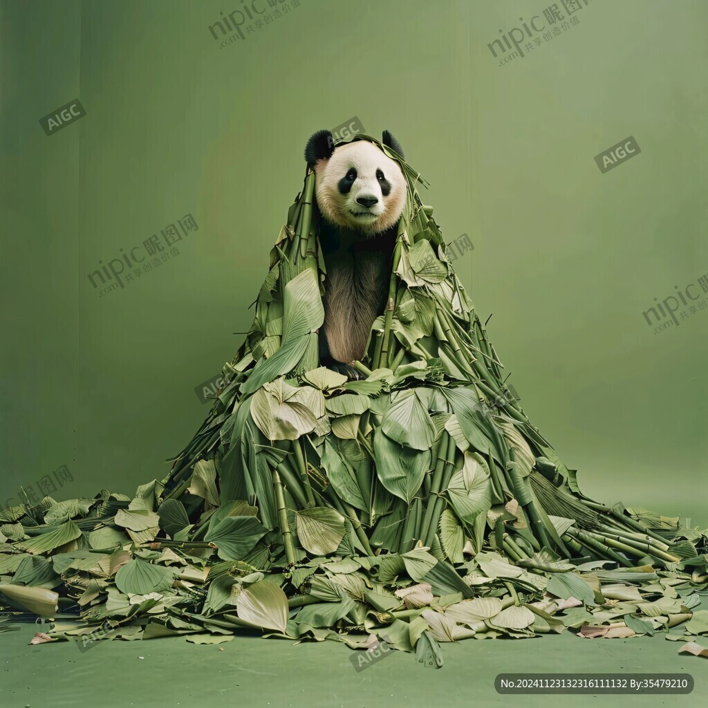 熊貓立體畫