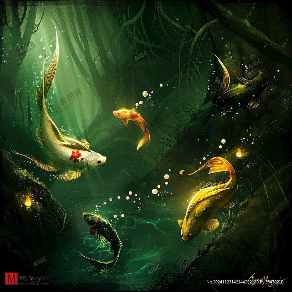 意境九魚魚