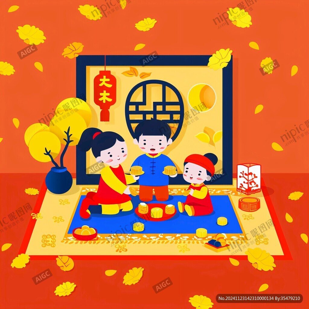 節(jié)日插畫圖