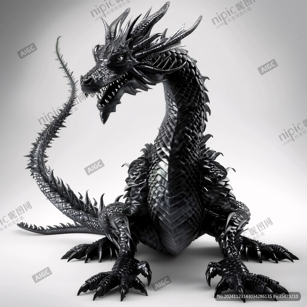 3d龍的模型