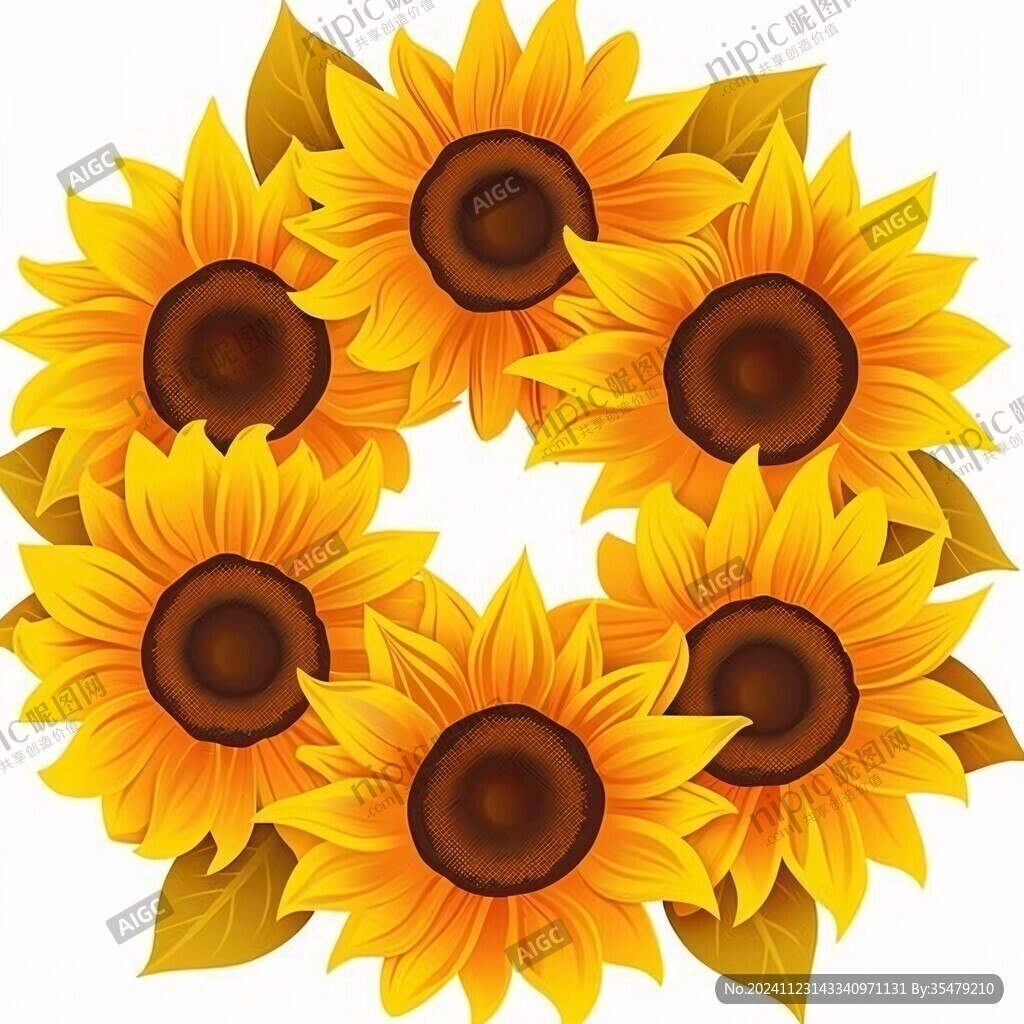 太陽花素材圖案