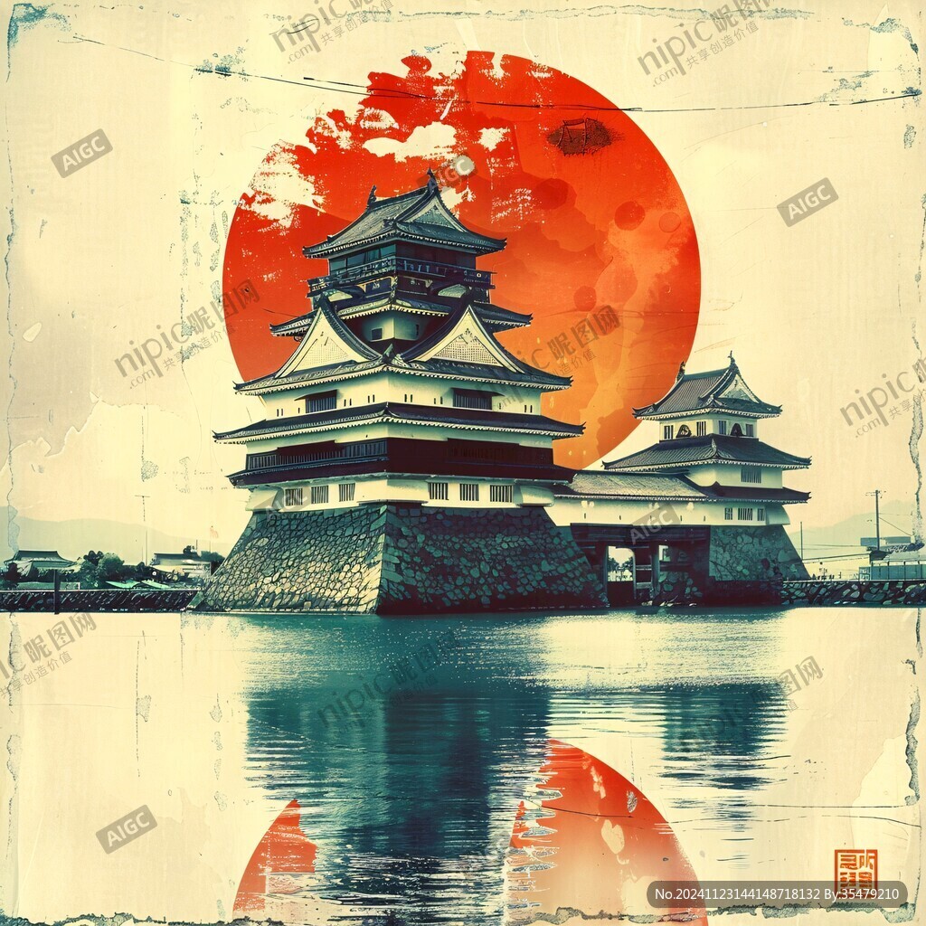 建筑日本海報