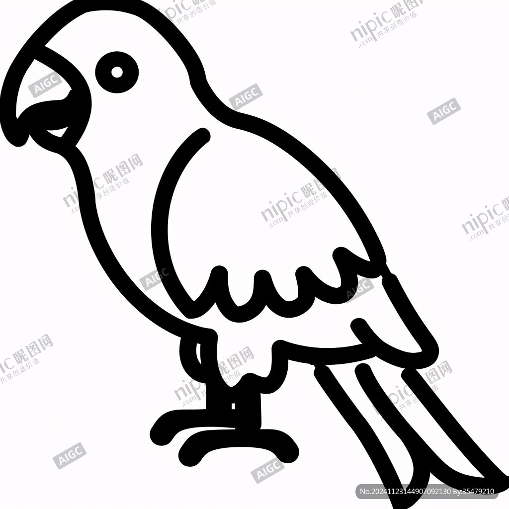 鸚鵡剪貼畫