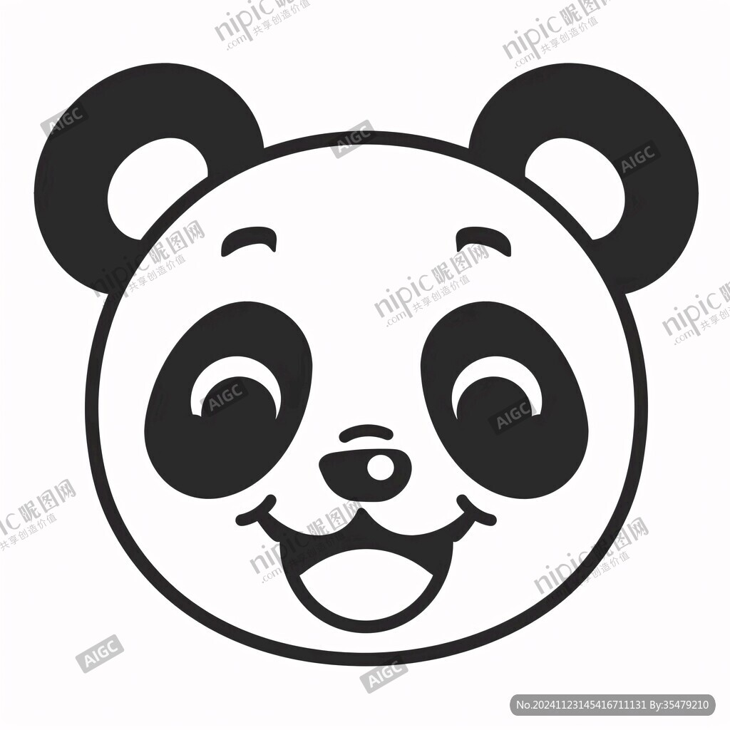 鬼臉熊貓logo