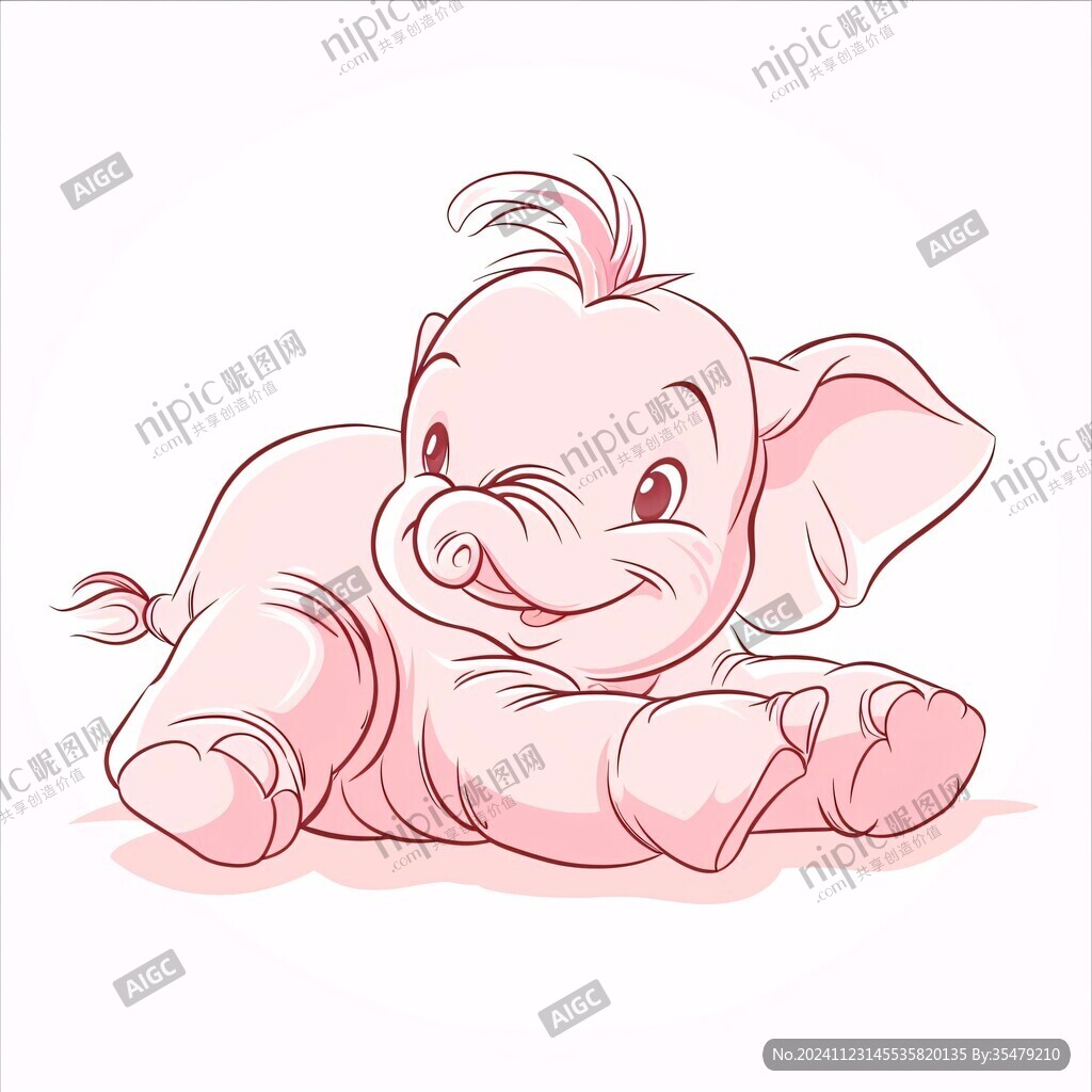 呆萌小胖娃圖案設(shè)計(jì)