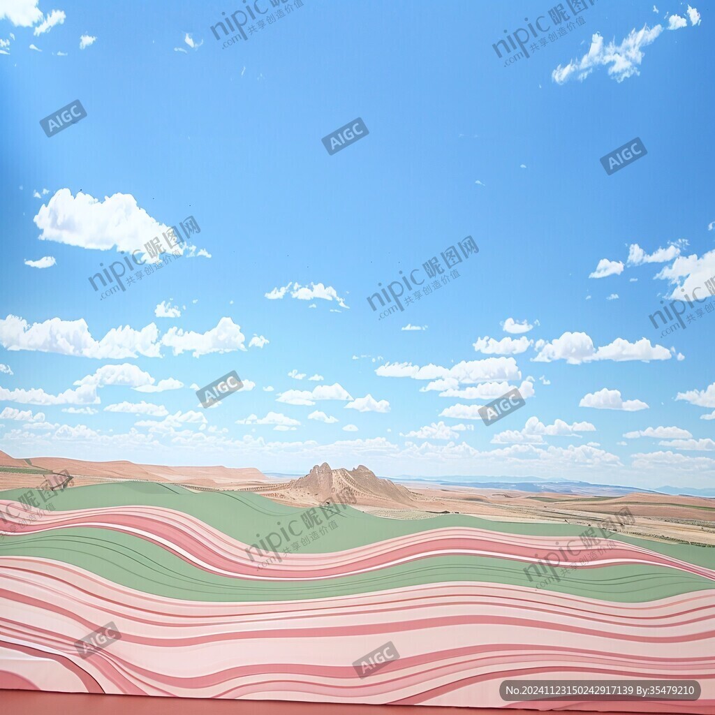 彩色地形地理地貌
