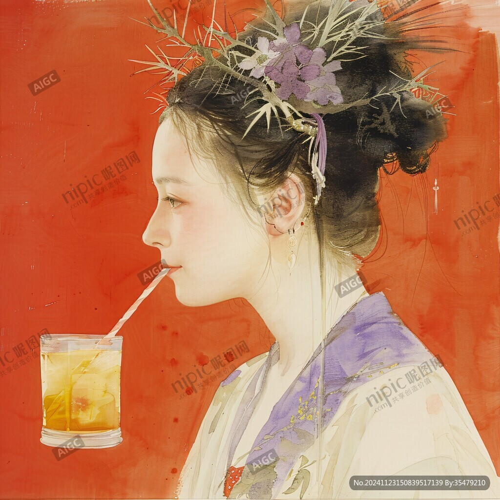 工筆少女