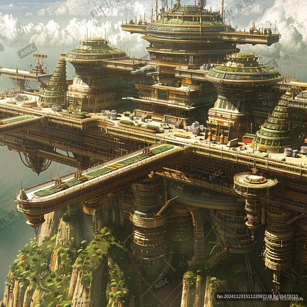 幻想的外星建筑