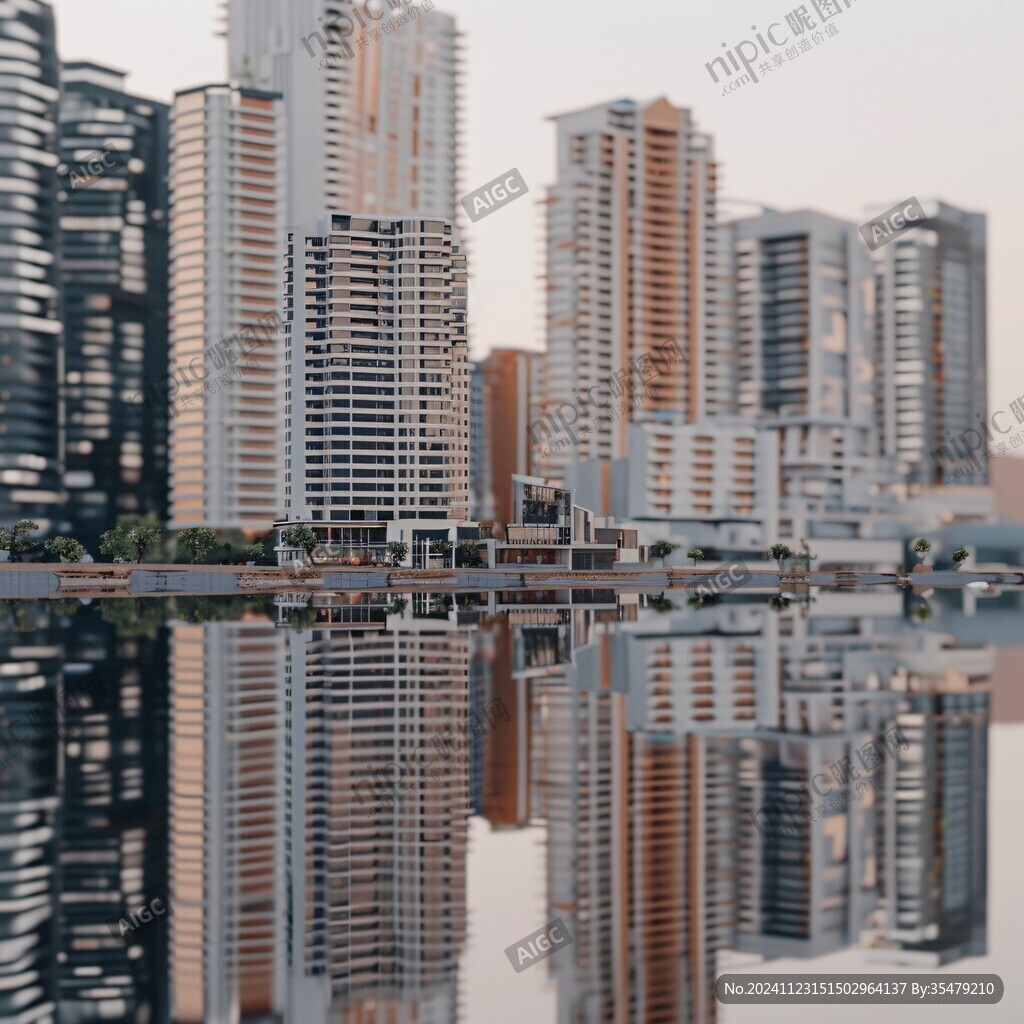 樓房倒景