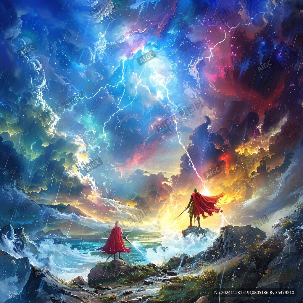 魔幻場景插畫