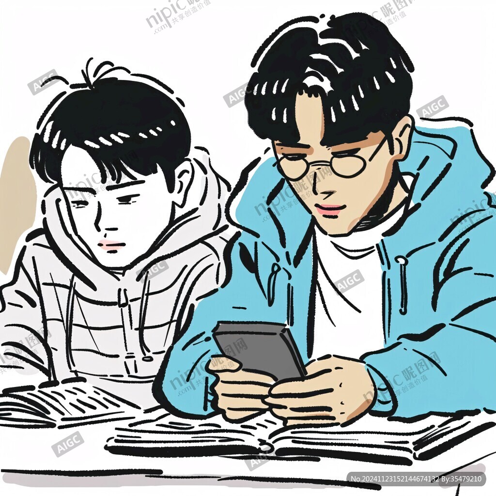 股理插畫男孩