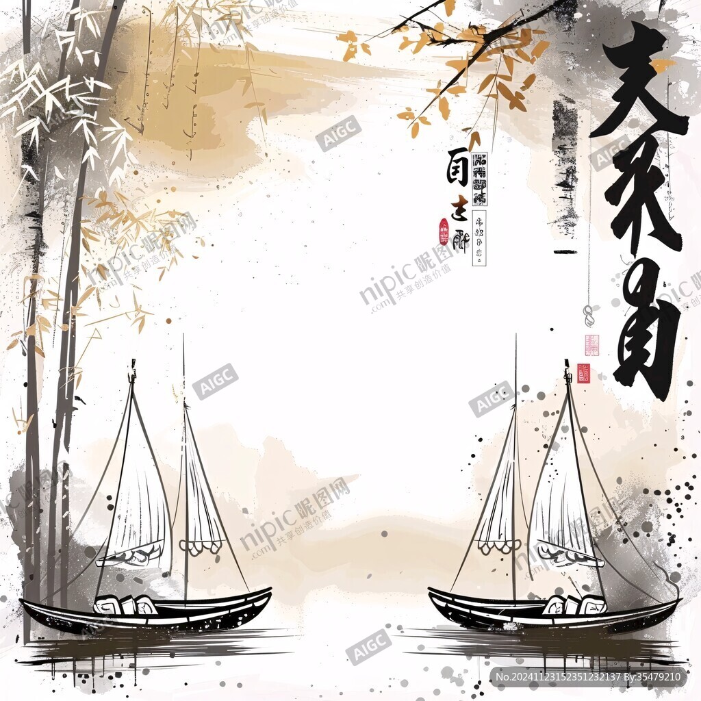 秋天海報(bào)手繪
