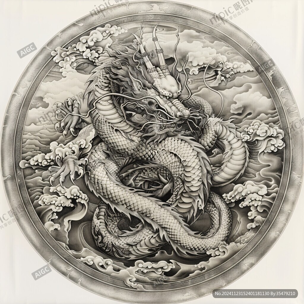 金龍壁畫