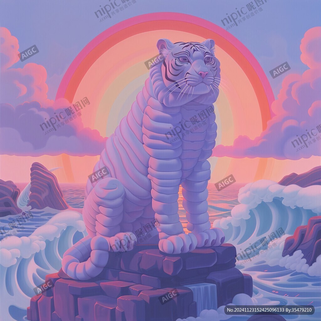 2022寅虎主題插畫