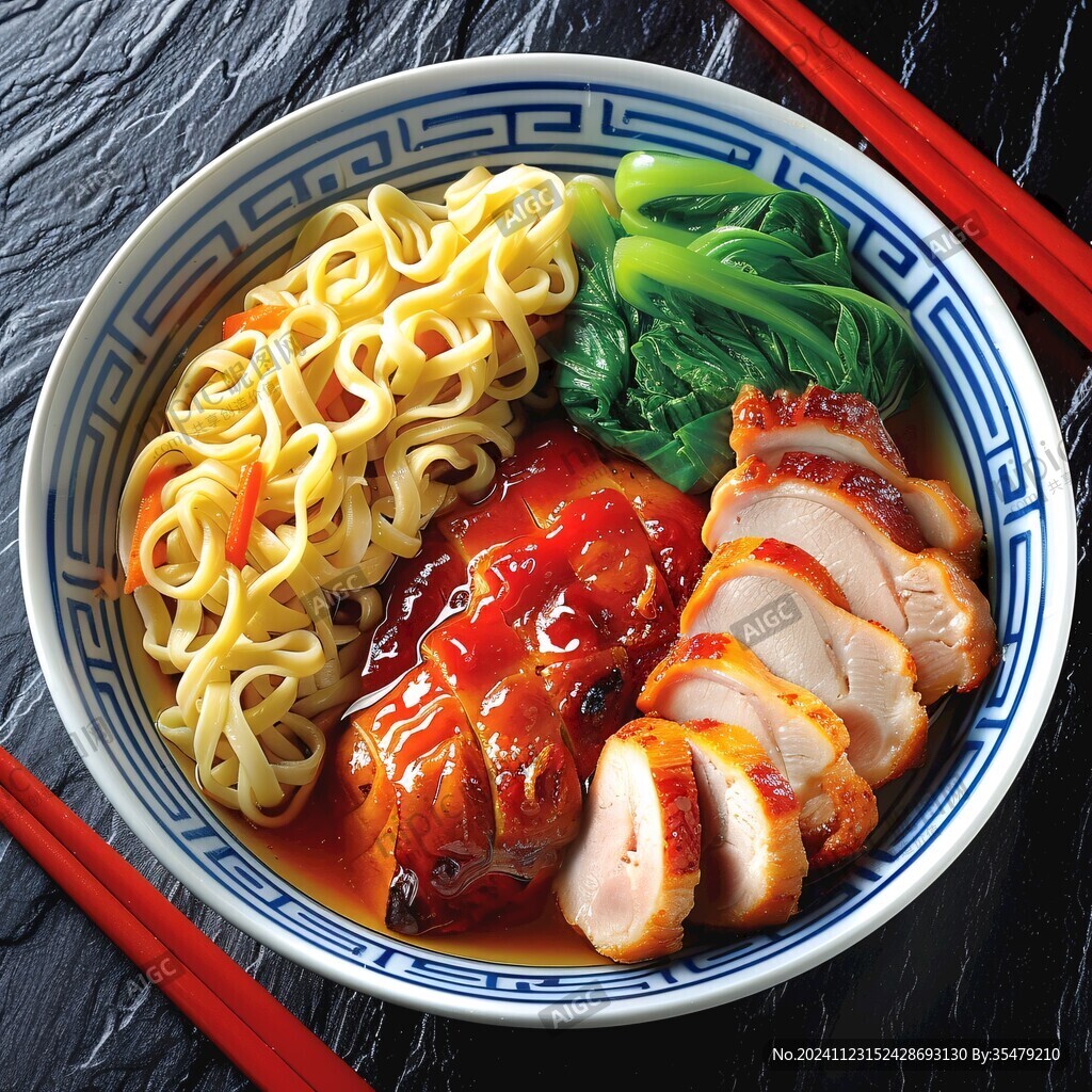 蜜汁叉燒面