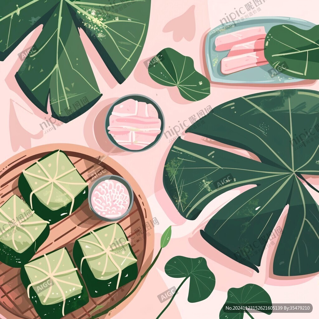 手繪葉兒粑
