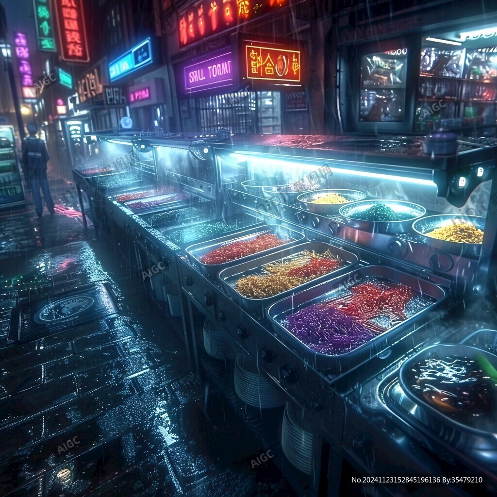小吃街場景