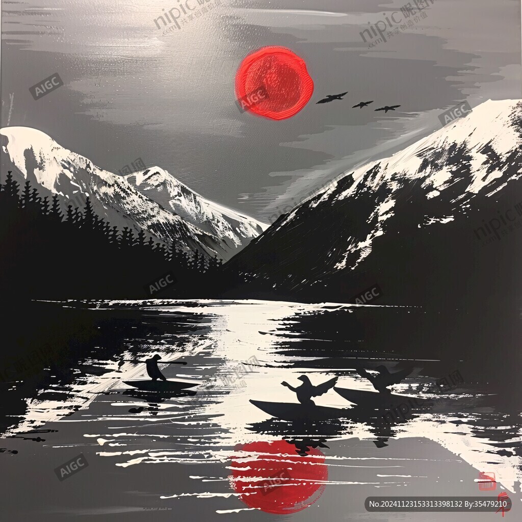 套色木刻版畫(huà)