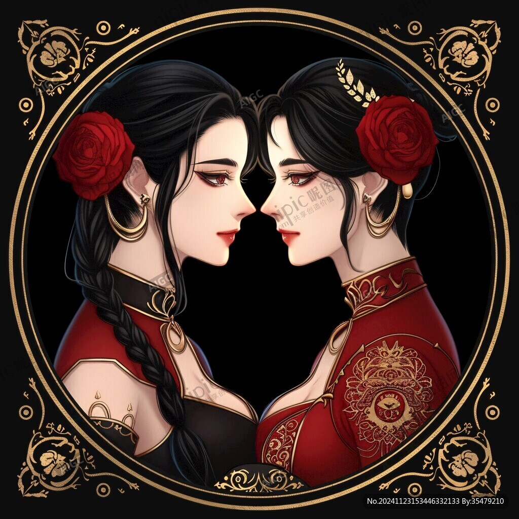 姐妹人物頭像