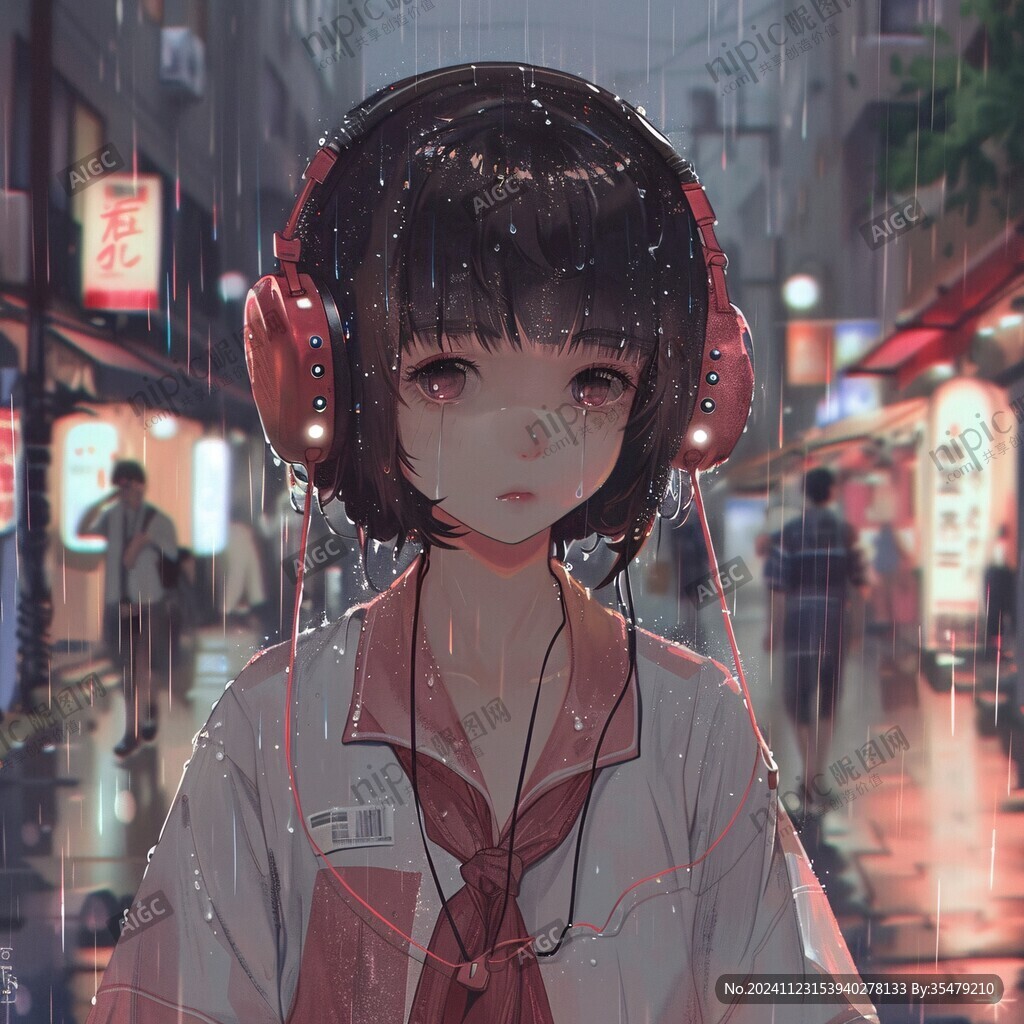 日系少女插畫