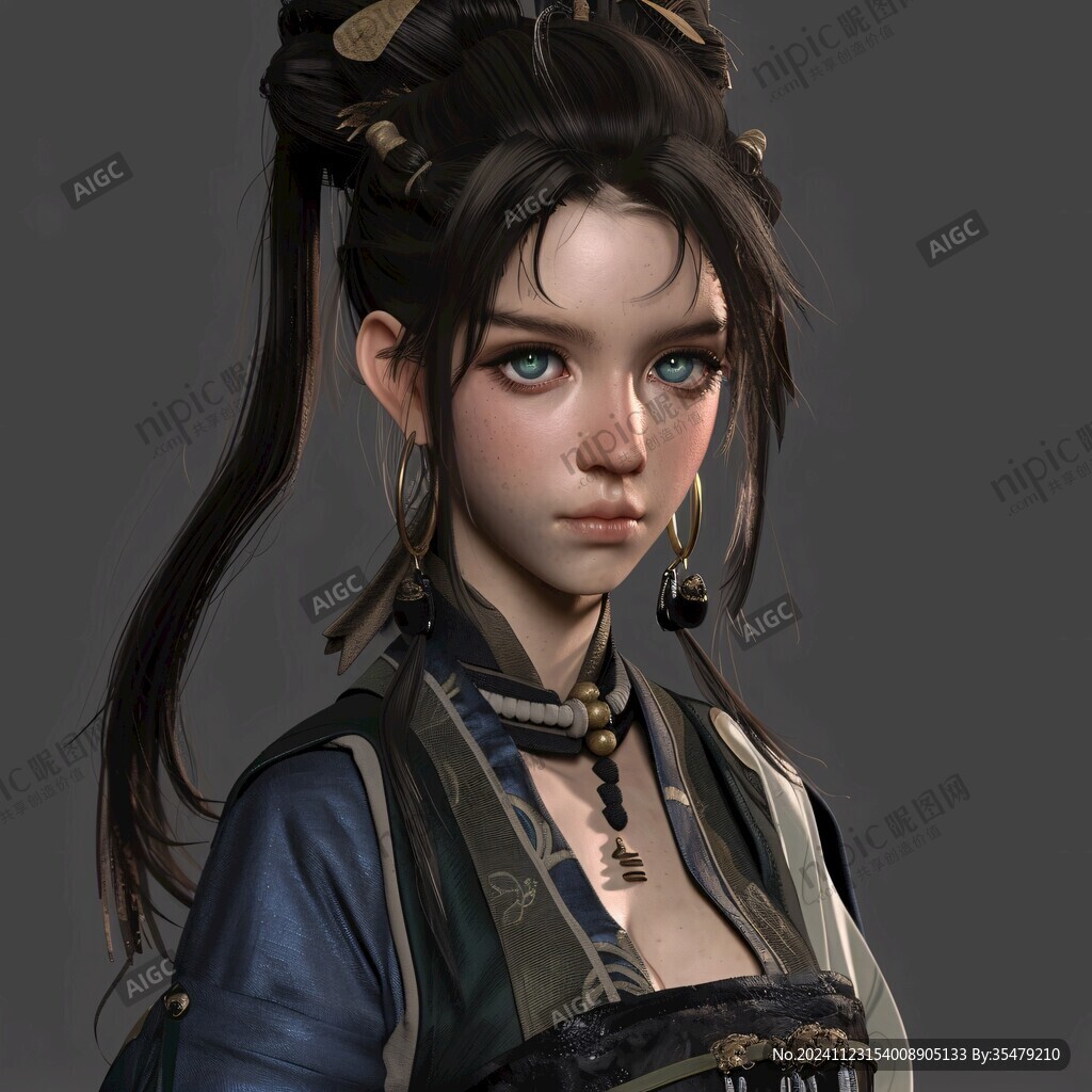 寫實人物插畫