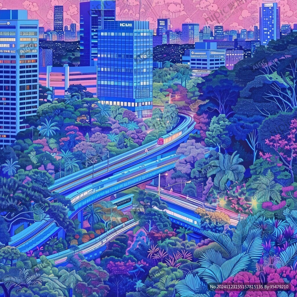 洛杉磯插畫
