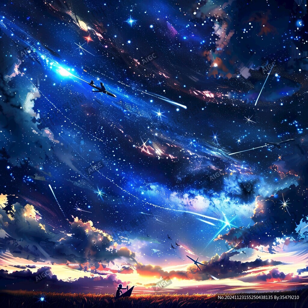流星雨壁紙