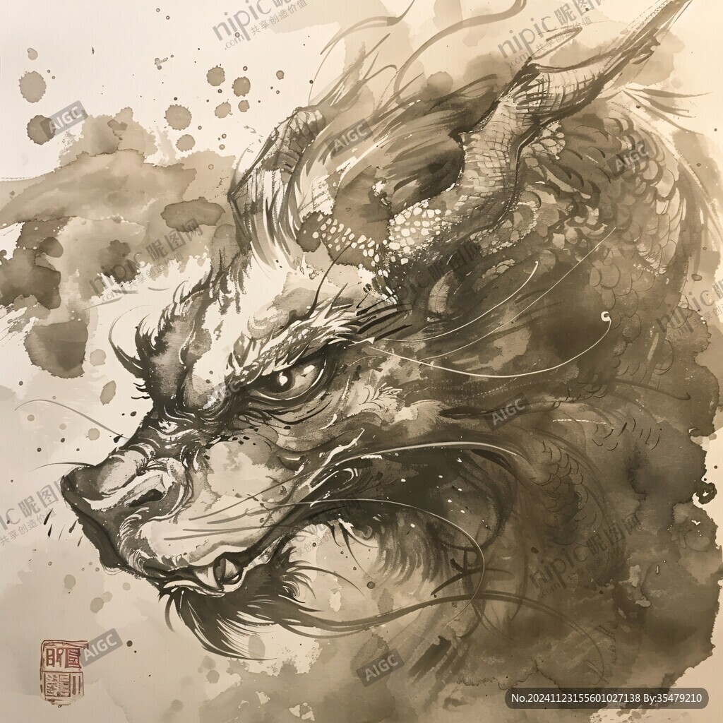 插畫(huà)龍年插畫(huà)