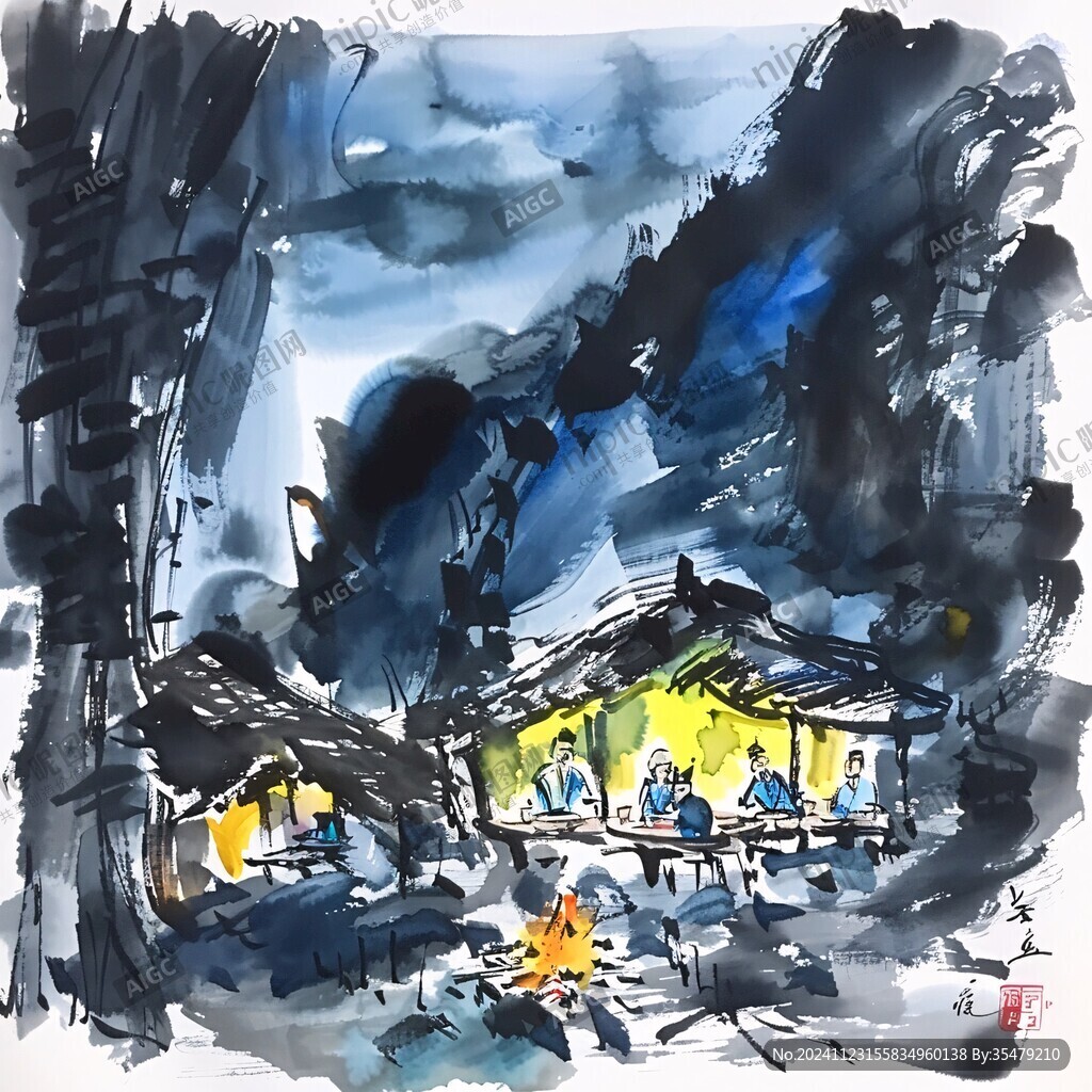 青巖古鎮(zhèn)寫生