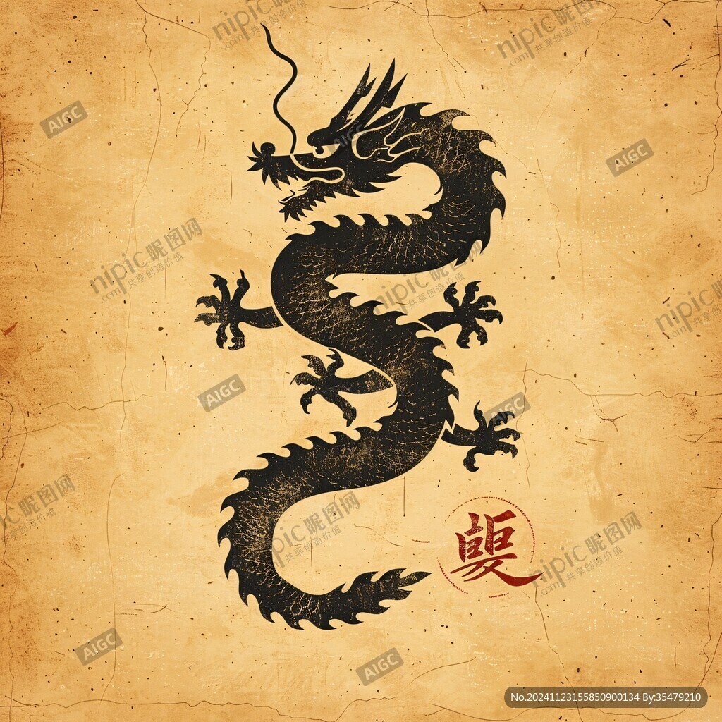 龍字背景圖