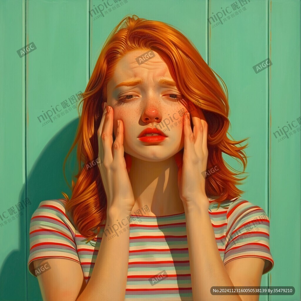 人物情緒插畫
