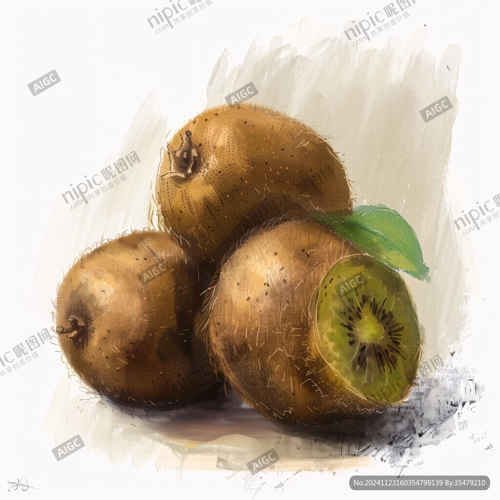 奇異果手繪