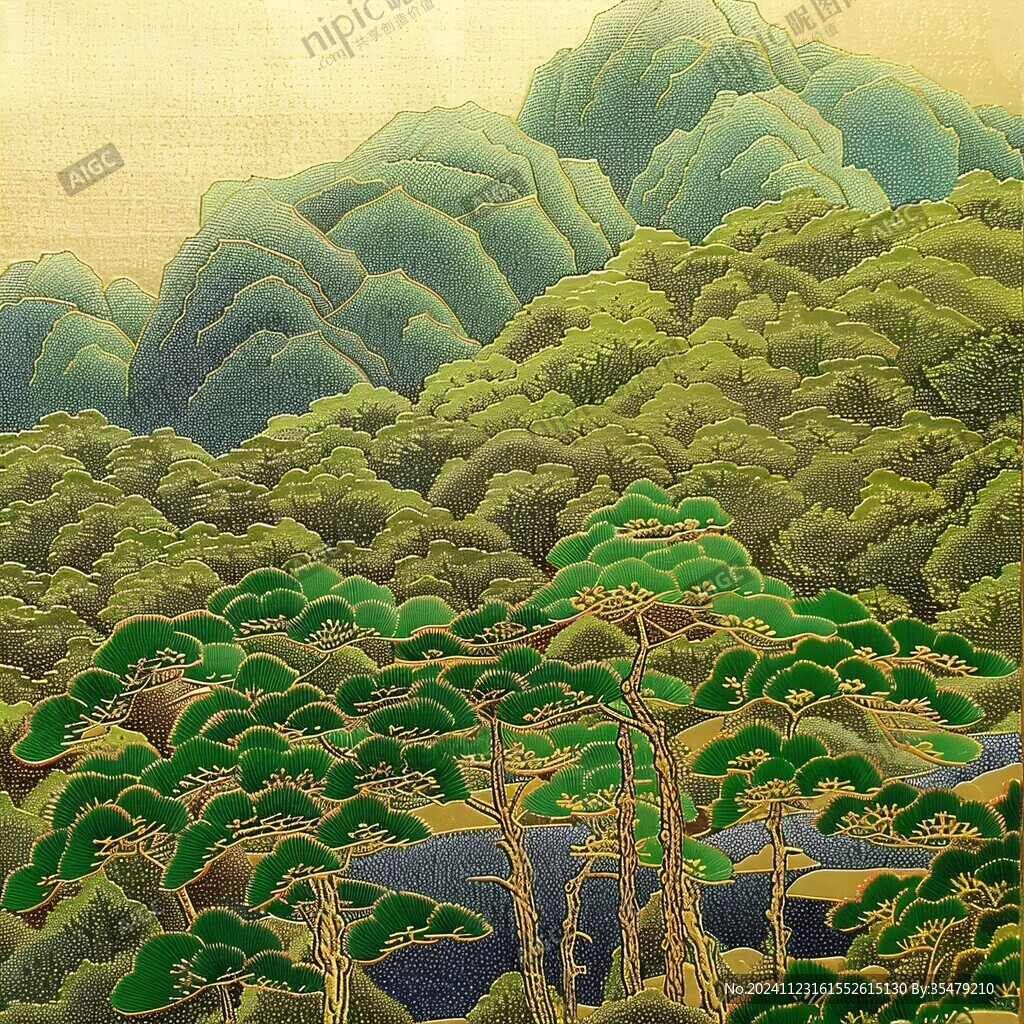 富山春色圖