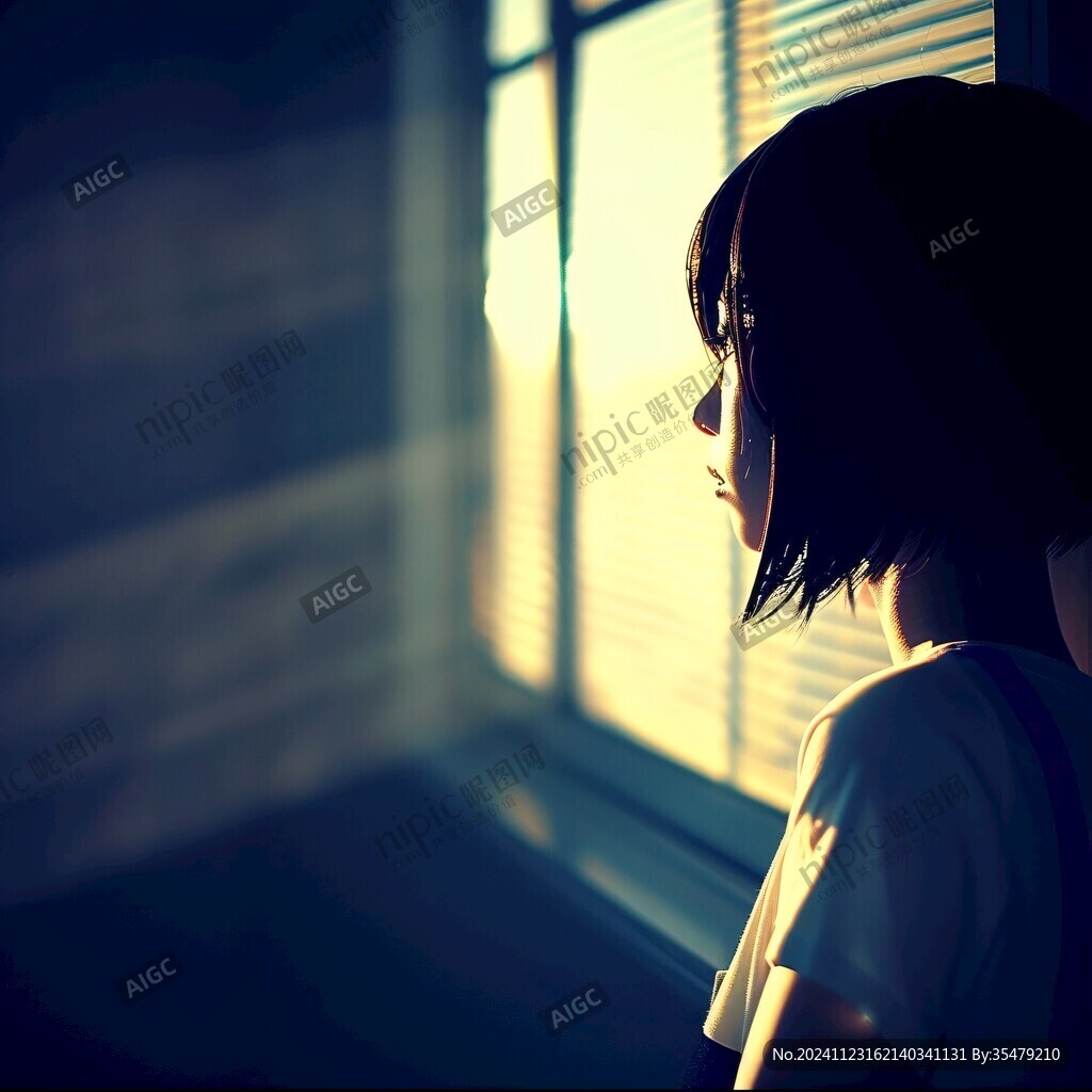 少女側(cè)臉