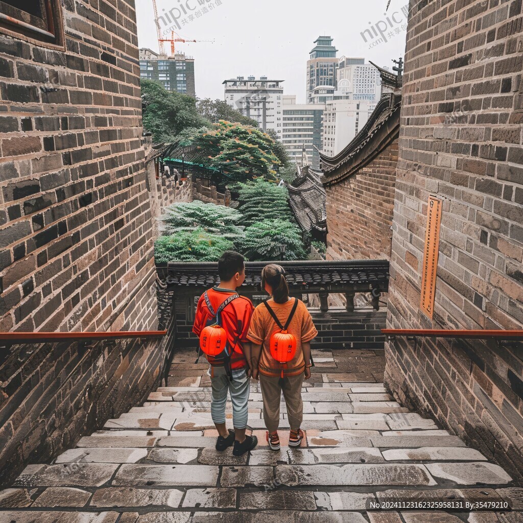 洪崖洞情侶